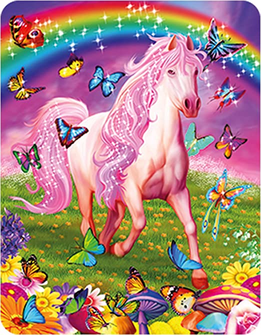 3D LiveLife Magnets - Pink Pony Dazzle