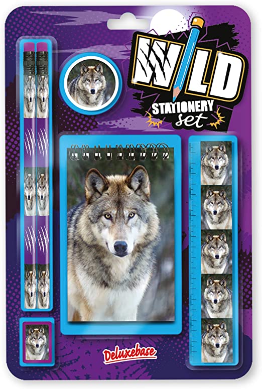 Wild Stationery Set - Wolf