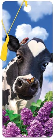 3D LiveLife Bookmarks - Curious Cow