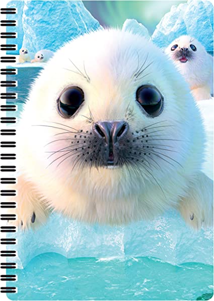 3D LiveLife Notebooks - Seal Pup