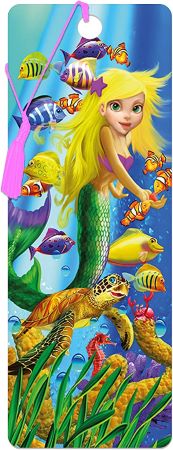 3D LiveLife Bookmarks - Mermaid Magic