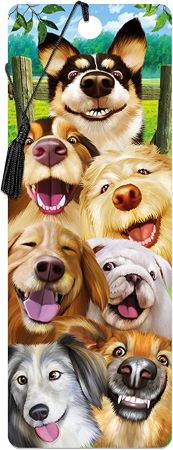 3D LiveLife Bookmarks - Canine Selfie