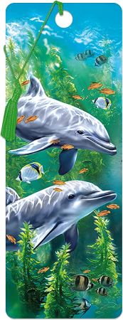 3D LiveLife Bookmarks - Dolphin Kelp Bed