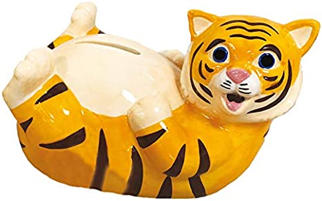 Crockery Critters Money Box - Tiger