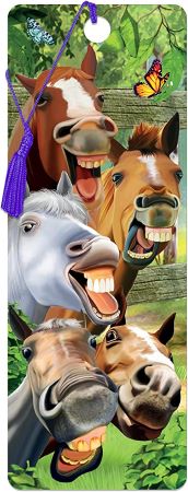 3D LiveLife Bookmarks - Horsing Around