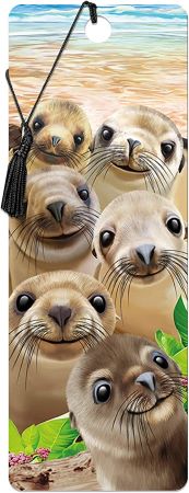 3D LiveLife Bookmarks - Sea Lion Snap