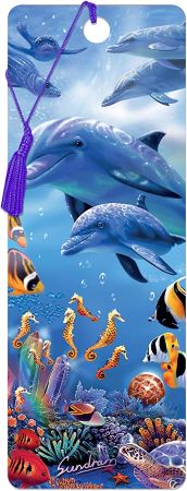 3D LiveLife Bookmarks - Seahorse Kingdom