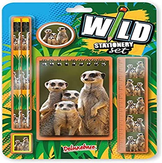 Wild Stationery Set - Meerkats