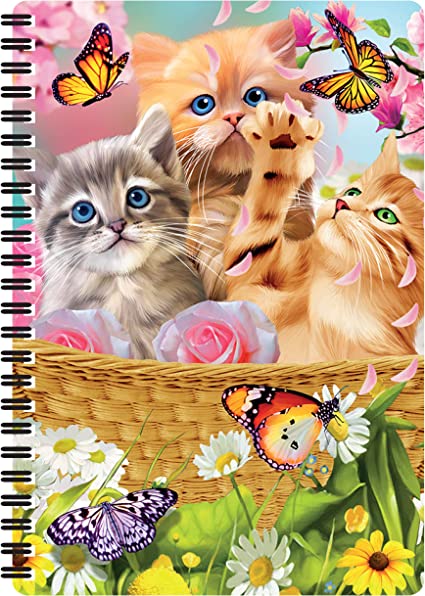 3D LiveLife Notebooks - Kitten Fun Time