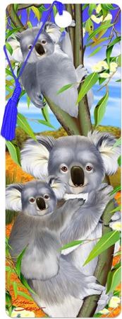 3D LiveLife Bookmarks - Koala Cuddle