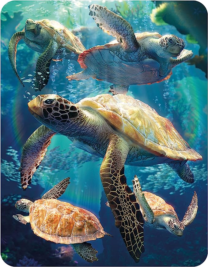 3D LiveLife Magnets - Sea Turtle Swim