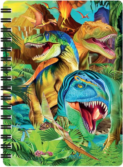 3D LiveLife Jotters - Dino Smiles