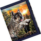 3D LiveLife Wallets - Jumping Wolves