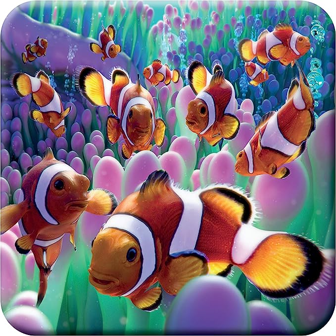 3D LiveLife Coasters - Clown Fish