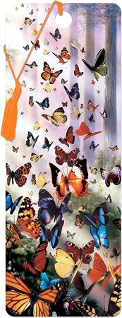3D LiveLife Bookmarks - Butterfly Woods