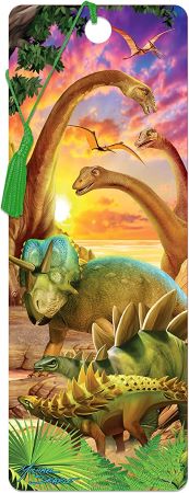 3D LiveLife Bookmarks - Dino Delight
