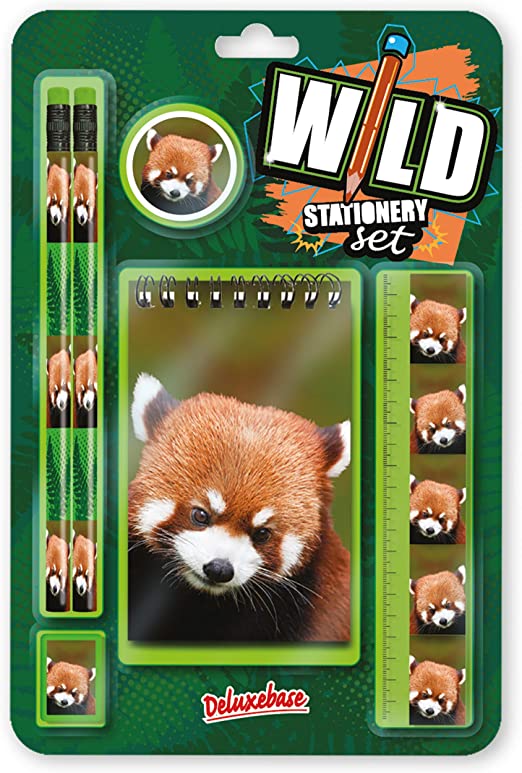 Wild Stationery Set - Red Panda