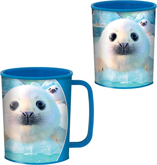 3D LiveLife Cups - Seal Pups