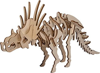 Eco 3D Wooden Puzzle - Styracosaurus