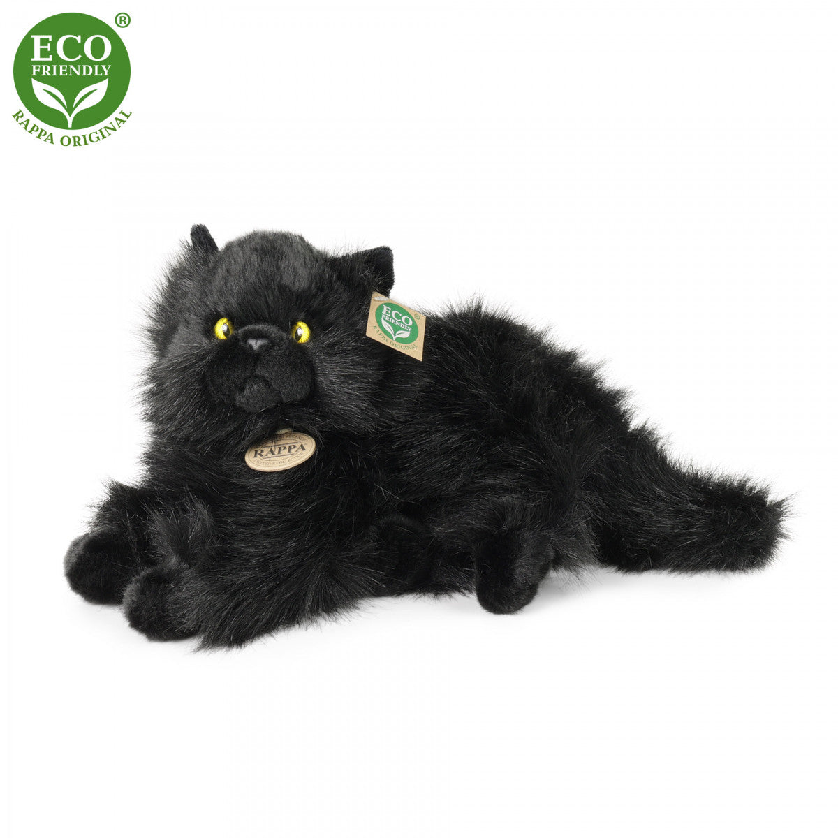 Plush black cat 30 cm