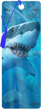 3D LiveLife Bookmarks - Great White Delight