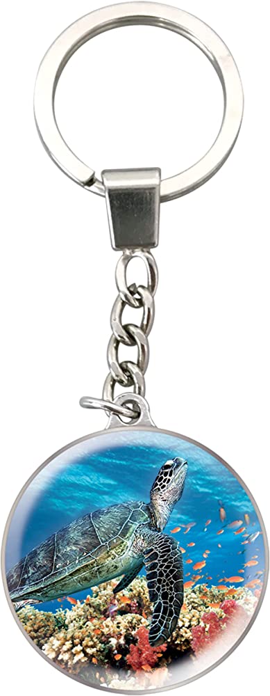 Magnidome Keychains - Sea Turtle