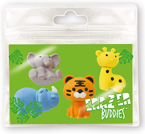 Eraser Buddies - Wild Animals