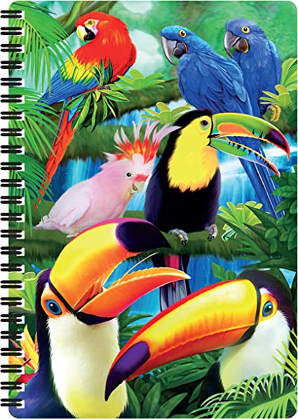 3D LiveLife Notebooks - Toucan Paradise