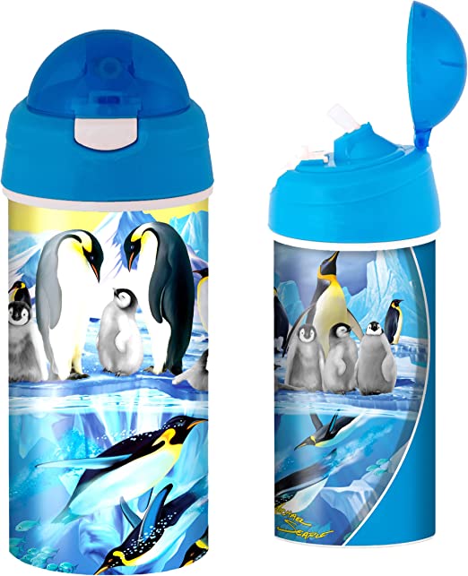 3D LiveLife Drinking Bottles - Penguin Plunge
