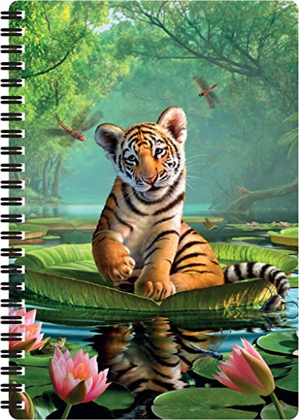 3D LiveLife Notebooks - Tiger Lily