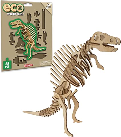 Eco 3D Wooden Puzzle - Spinosaurus