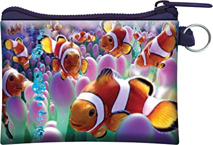 3D LiveLife Coin Purse - Clown Fish