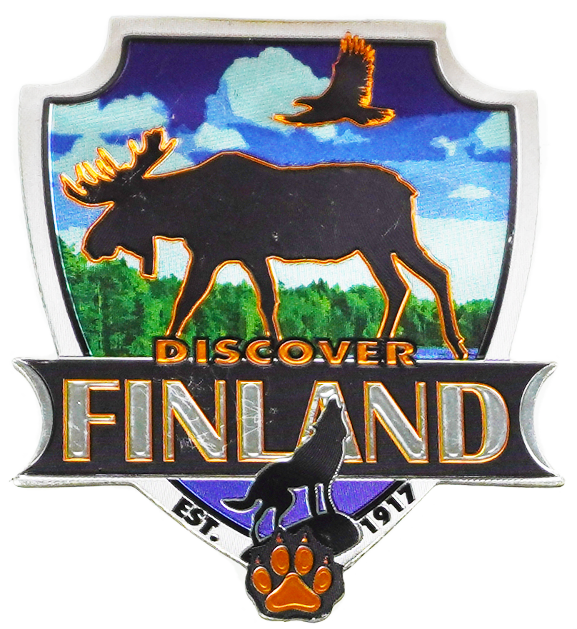 Discover Finland Hirvi Alumiinimagneetti