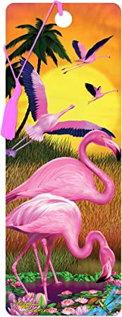 3D LiveLife Bookmarks - Flamingo Lingo