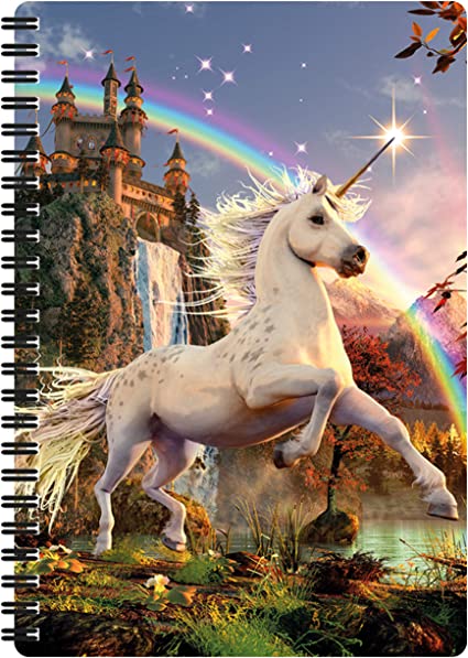 3D LiveLife Notebooks - Unicorn Evening Star