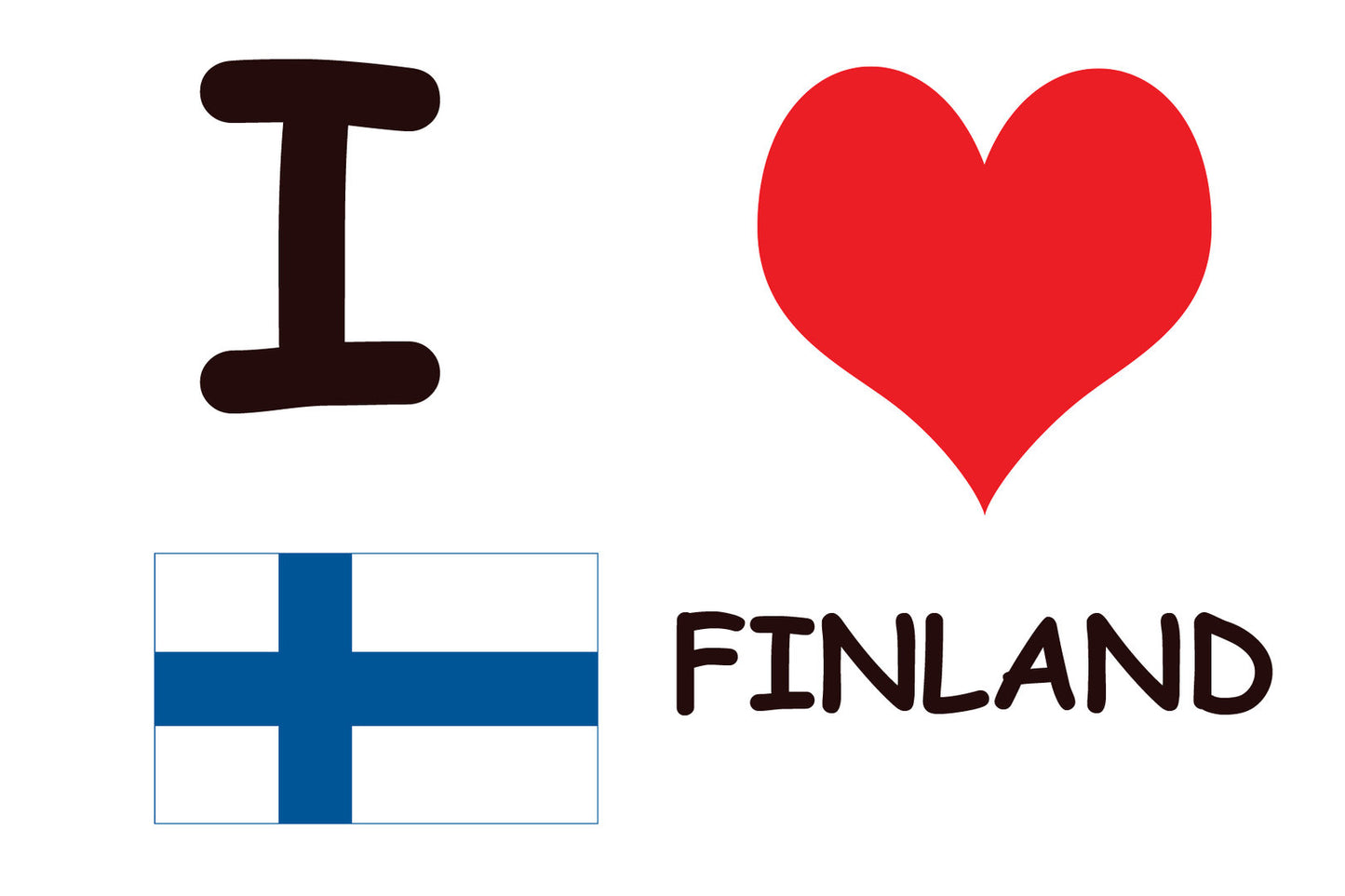 Postikortti ILoveFinland