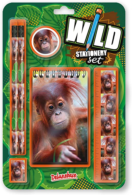 Wild Stationery Set - Orangutan